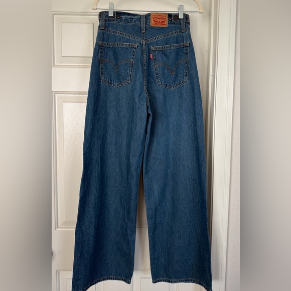 Cinch Women's Flare Jeans in Deep Blue - Picture 4 of 7